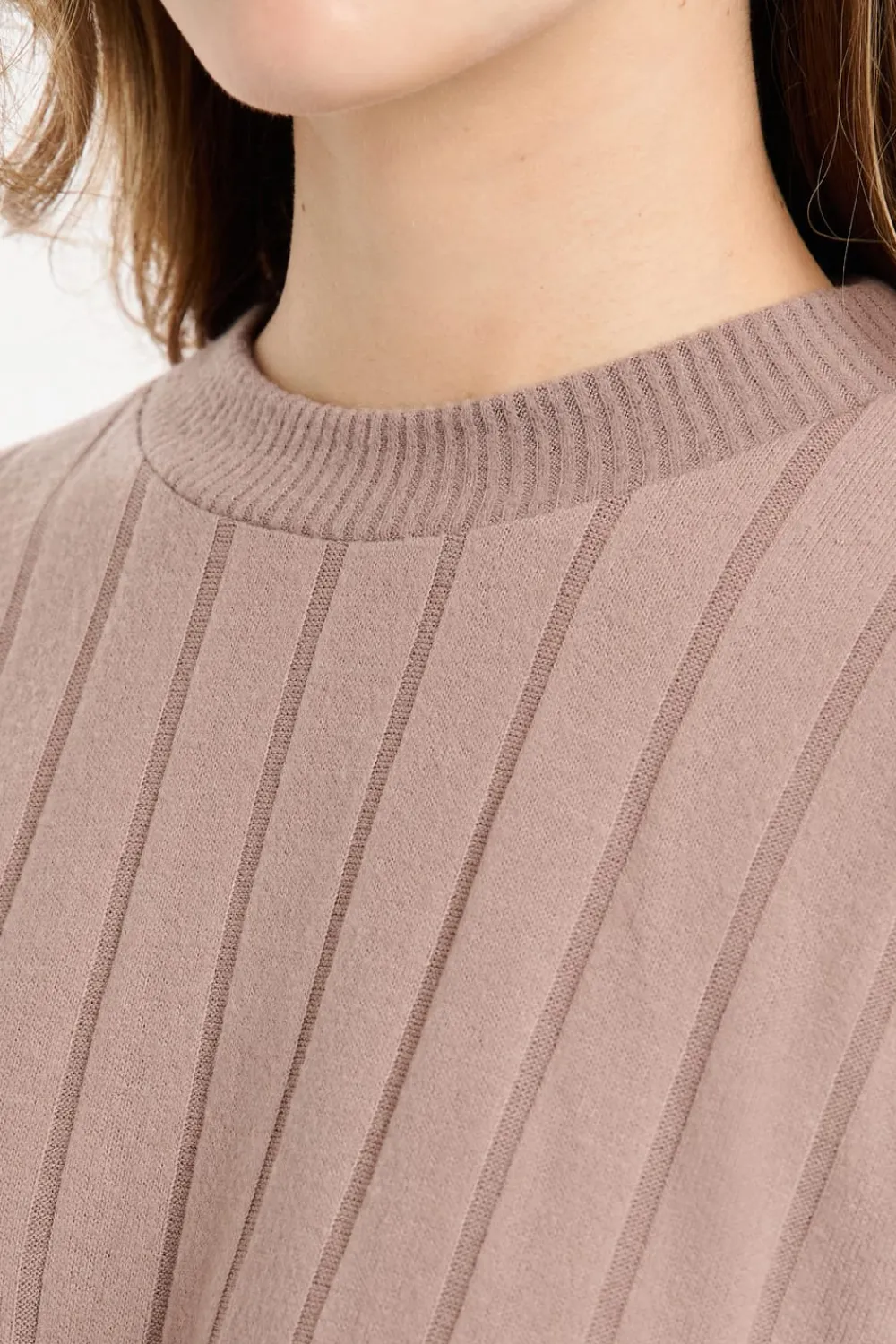 Discount ETAM Sudadera de pijama con cuello redondo MARRÓN
