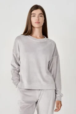 Online ETAM Sudadera de pijama de terciopelo GRIS