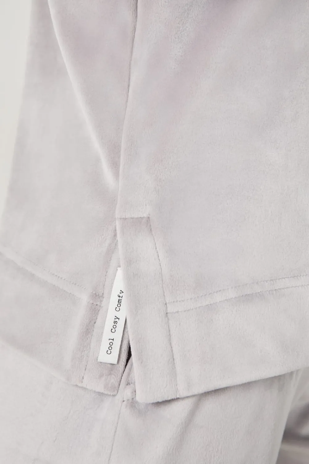 Online ETAM Sudadera de pijama de terciopelo GRIS