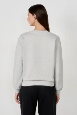 Outlet ETAM Sudadera estampada corazón GRIS