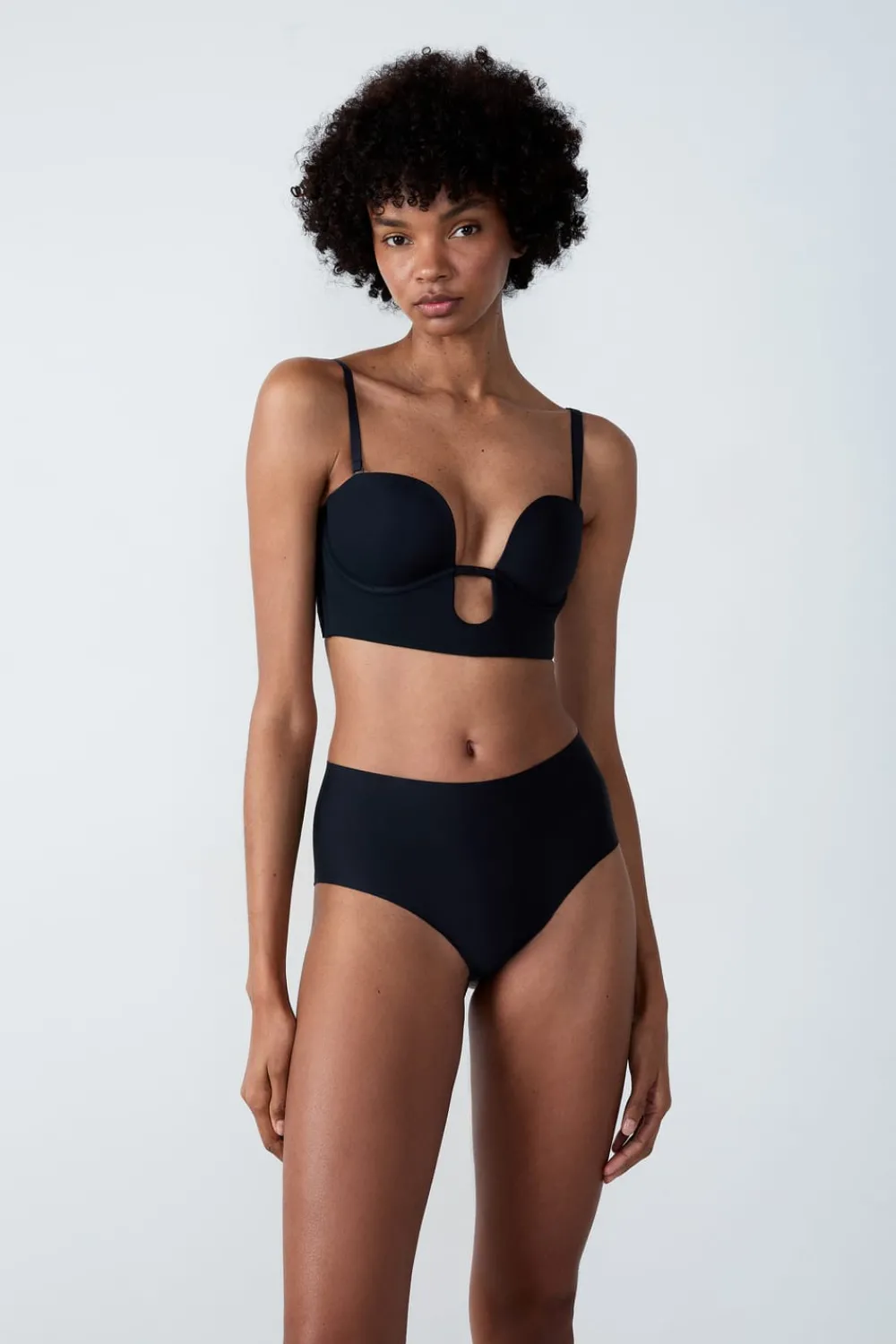 ETAM Sujetador - Bustier copas finas NEGRO
