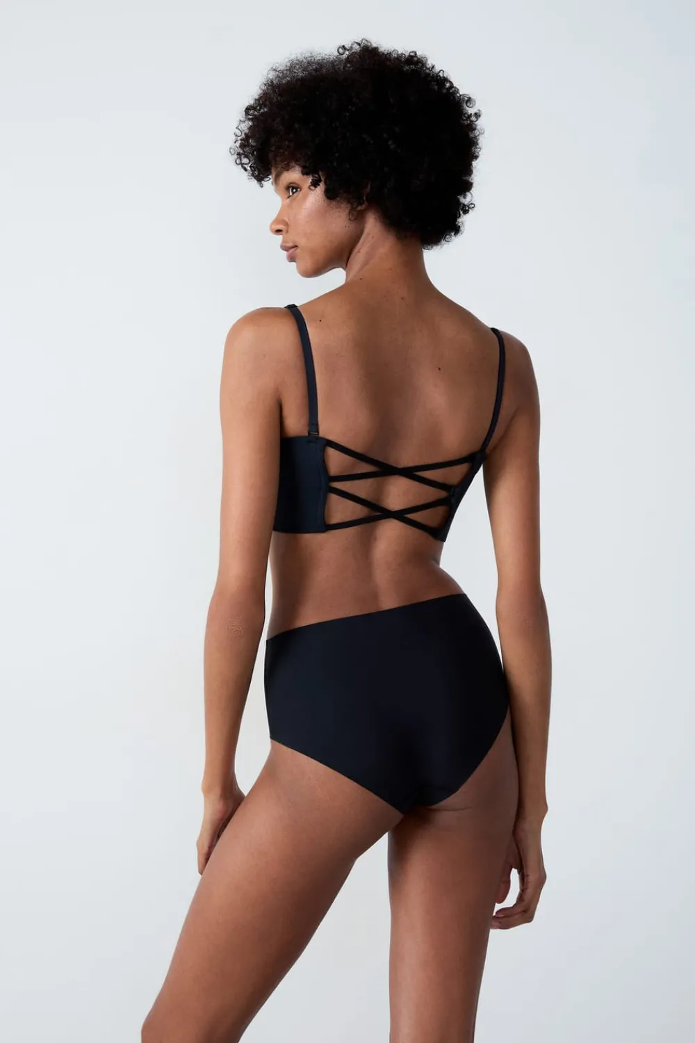 ETAM Sujetador - Bustier copas finas NEGRO