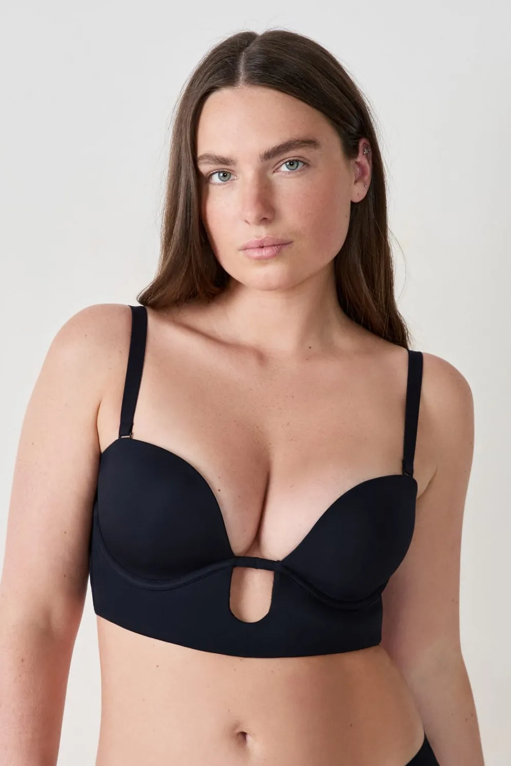 ETAM Sujetador - Bustier copas finas NEGRO
