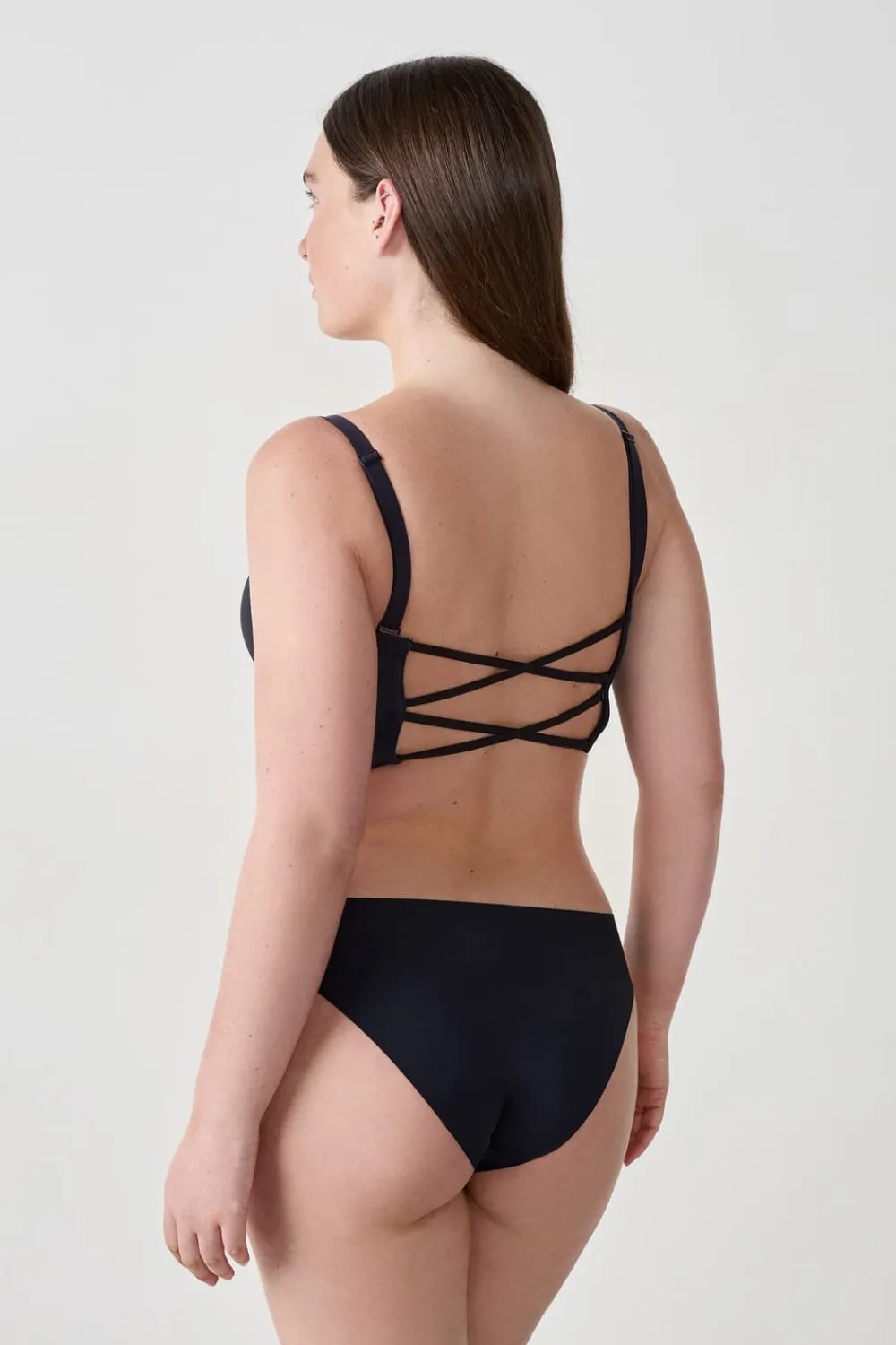 ETAM Sujetador - Bustier copas finas NEGRO