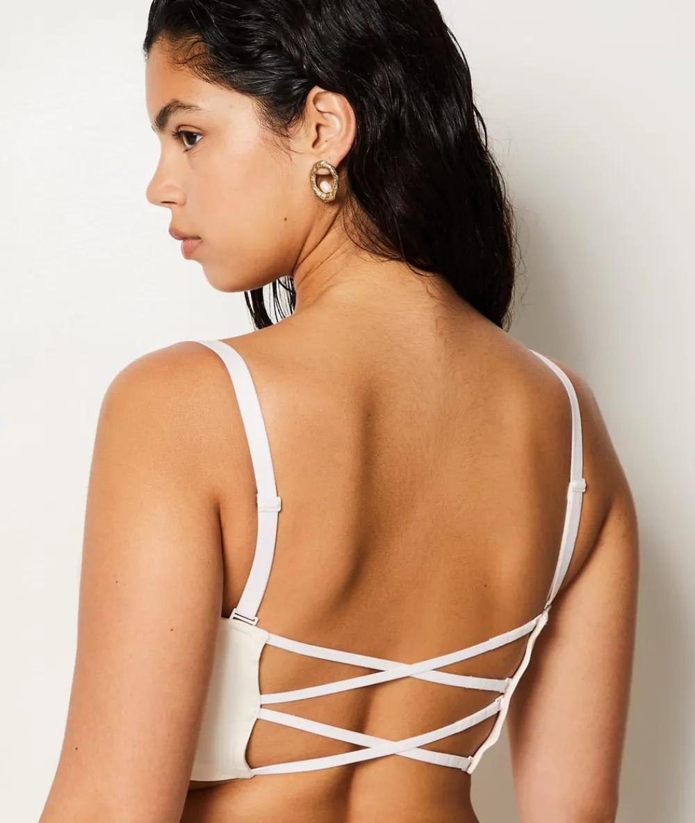 Online ETAM Sujetador - Bustier copas finas CRUDO