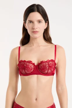 New ETAM Sujetador Nº 9 - Balconnet ROJO
