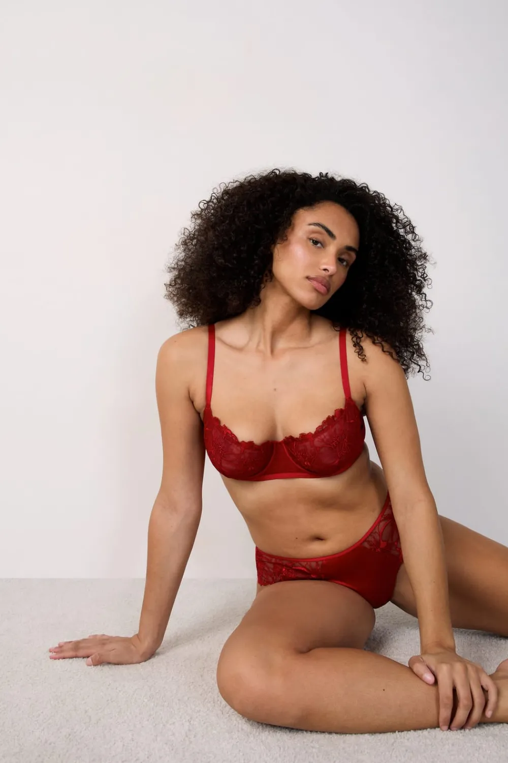New ETAM Sujetador Nº 9 - Balconnet ROJO