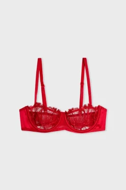 New ETAM Sujetador Nº 9 - Balconnet ROJO