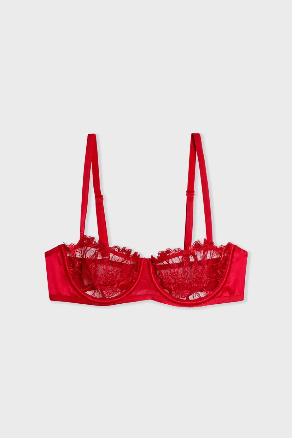 New ETAM Sujetador Nº 9 - Balconnet ROJO