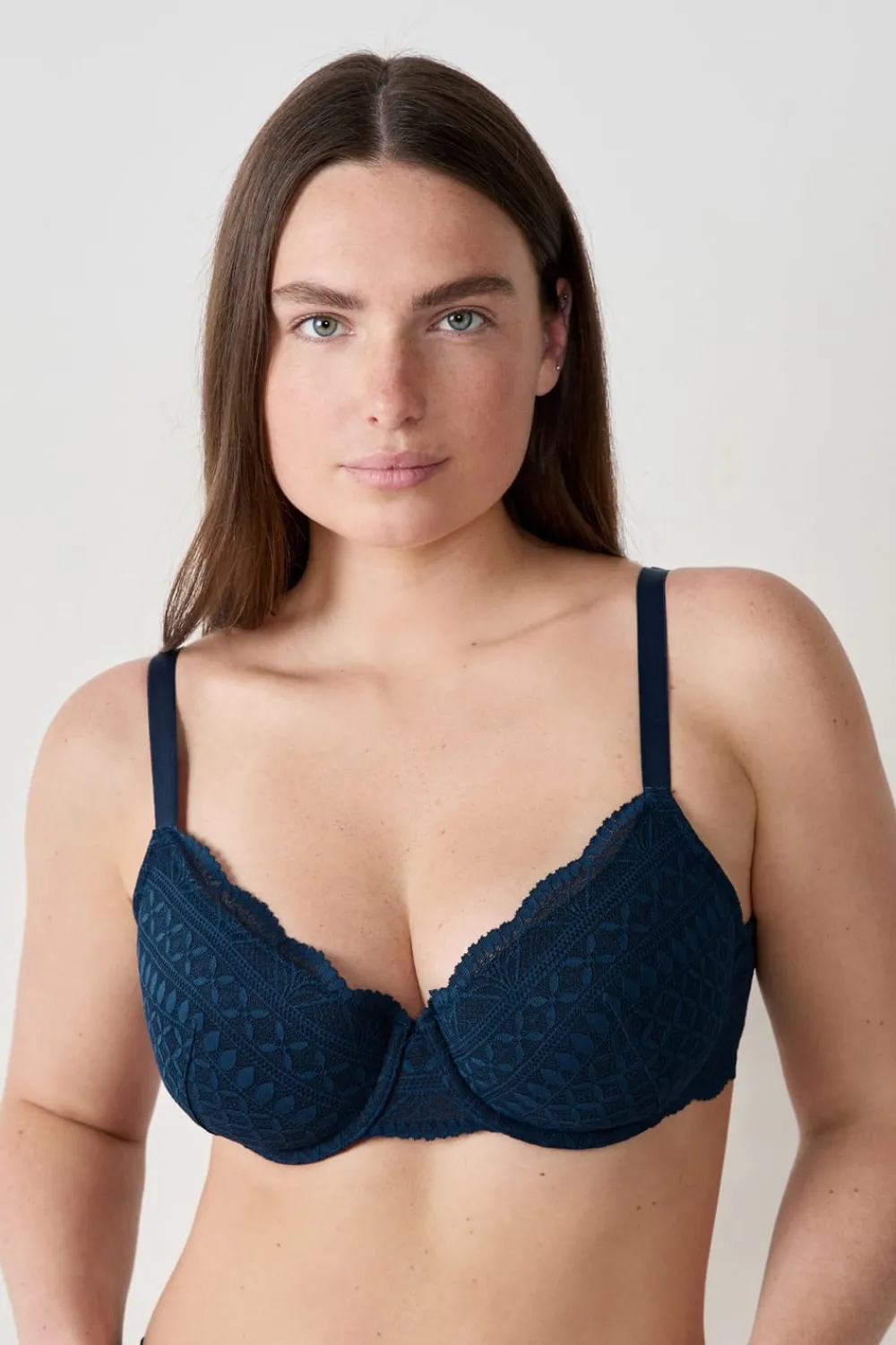 Discount ETAM Sujetador Nº 4 - Sujetador de copas finas AZUL TINTA