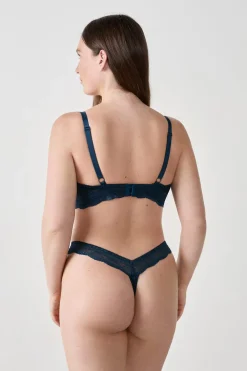 Clearance ETAM Sujetador Nº 8 - Triángulo sin aros AZUL TINTA