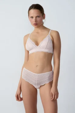Clearance ETAM Sujetador Nº 8 - Triángulo sin aros ROSA PÁLIDO