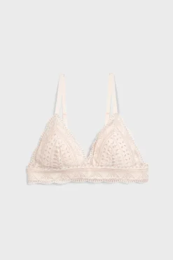 Clearance ETAM Sujetador Nº 8 - Triángulo sin aros ROSA PÁLIDO