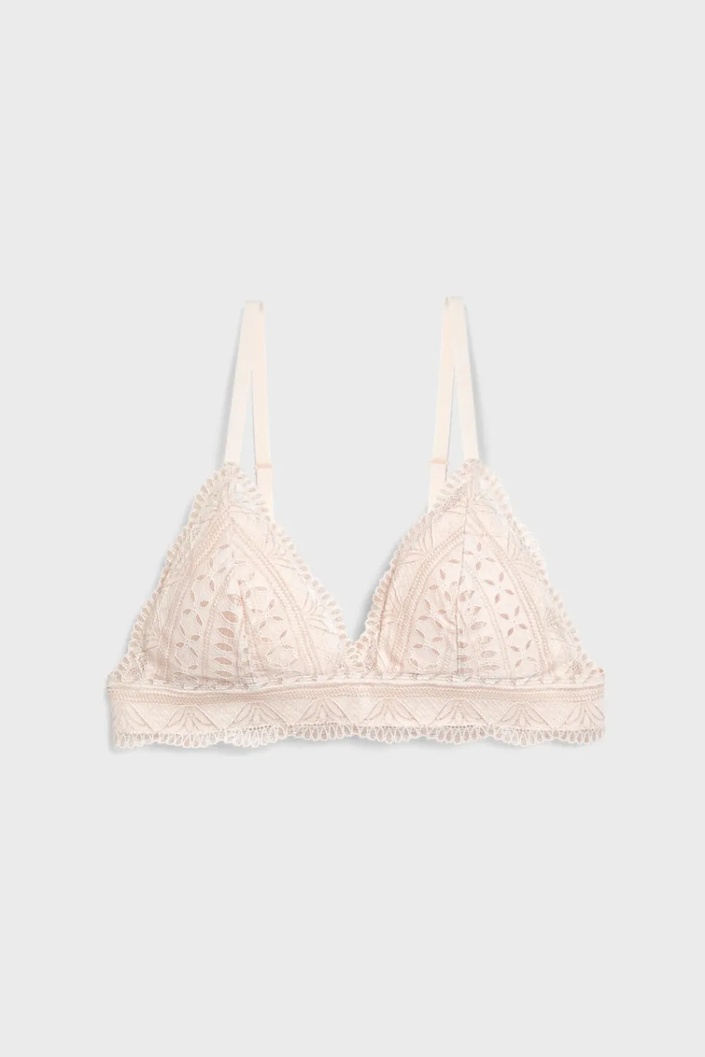 Clearance ETAM Sujetador Nº 8 - Triángulo sin aros ROSA PÁLIDO