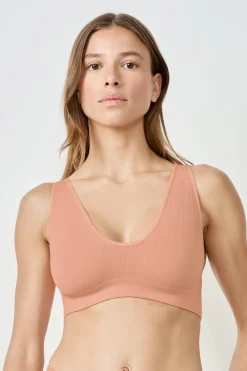Discount ETAM Sujetador acanalado ROSA CLARO