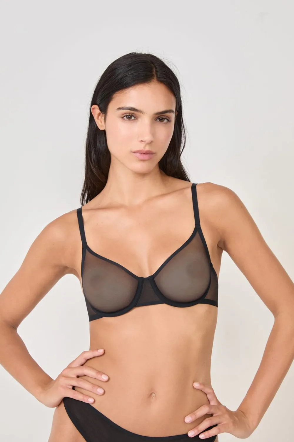 Discount ETAM Sujetador balconet NEGRO