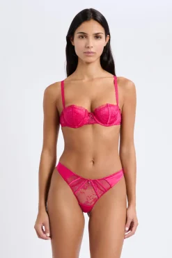 Sale ETAM Sujetador balconette de encaje PETUNIA