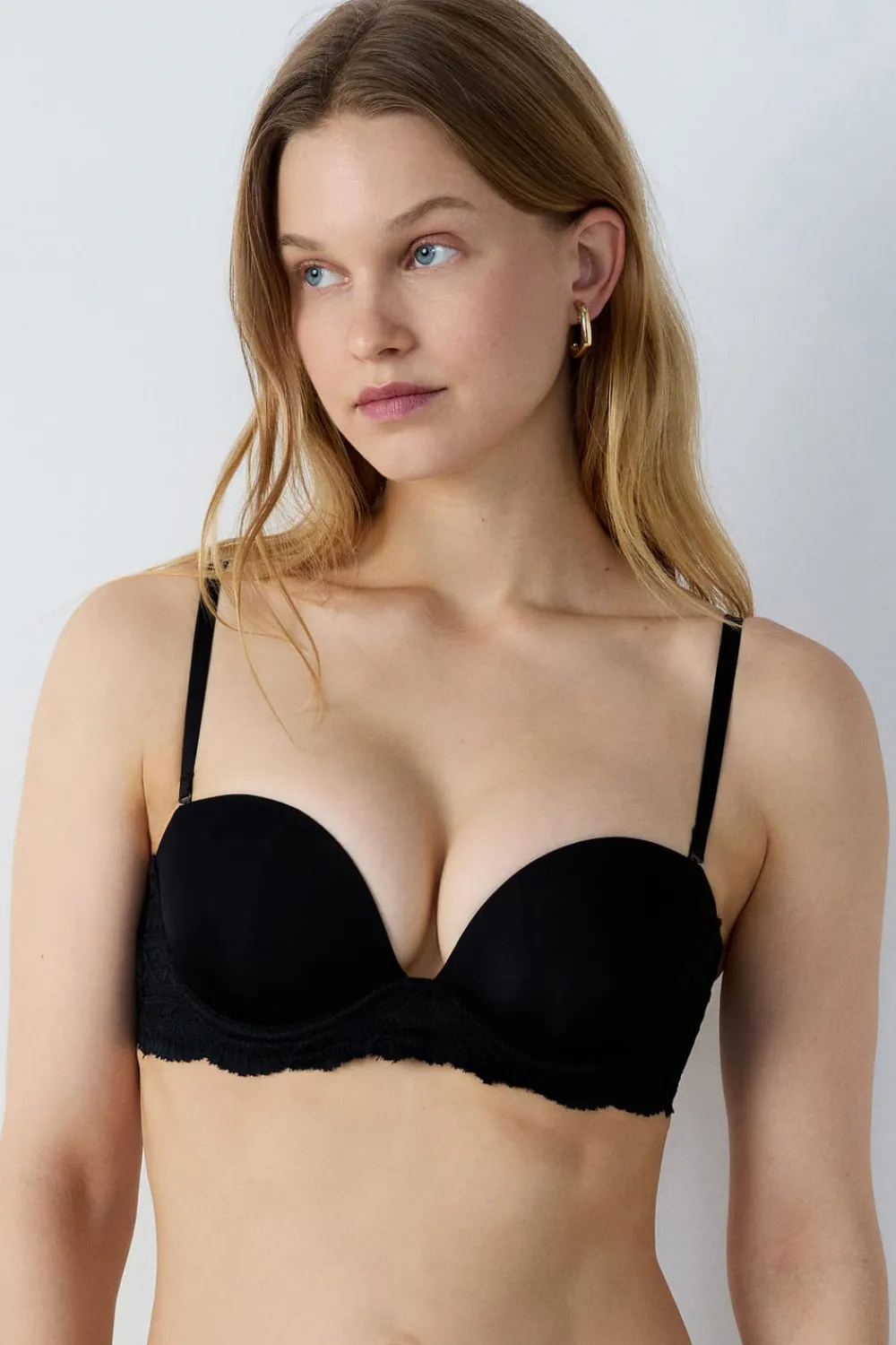 Sale ETAM Sujetador bandeau NEGRO