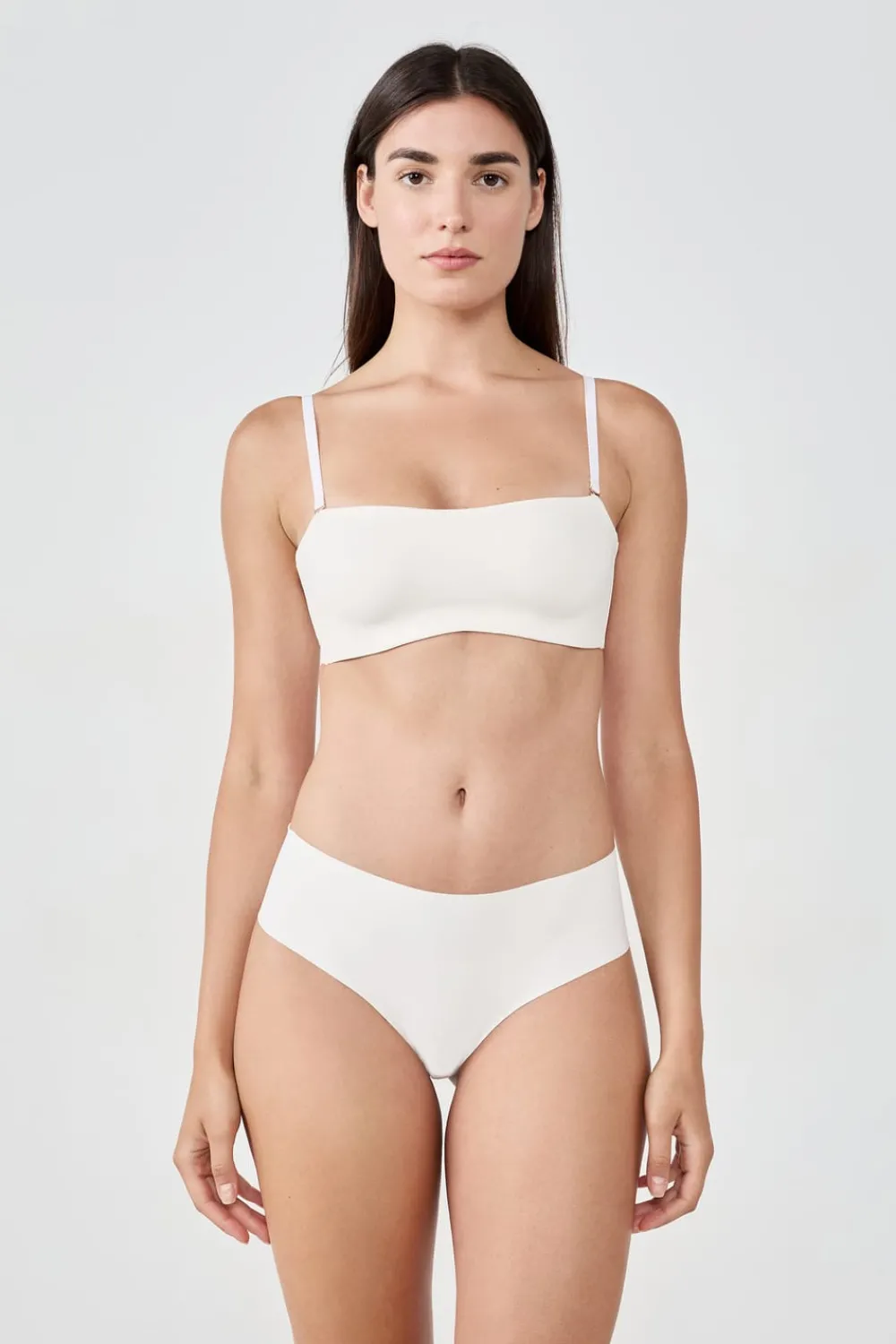 Online ETAM Sujetador bandeau aros suaves tirantes desmontables CRUDO