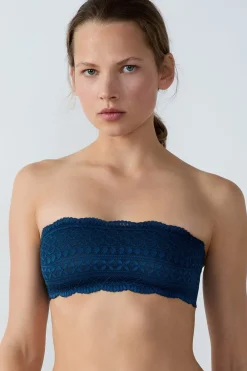 Online ETAM Sujetador bandeau de encaje TINTA