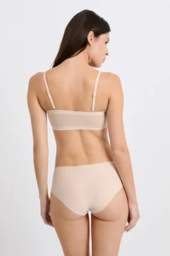 Sale ETAM Sujetador bandeau de microfibra BLANCO ROTO
