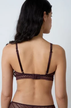 Hot ETAM Sujetador bandeau foulard CHOCOLATE