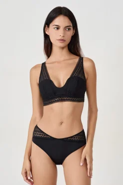 Online ETAM Sujetador bandeau foulard NEGRO