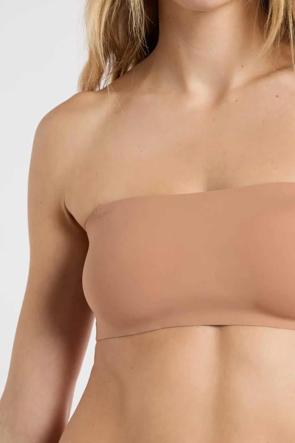 Discount ETAM Sujetador bandeu de microfibra con tirantes removibles BLUSH