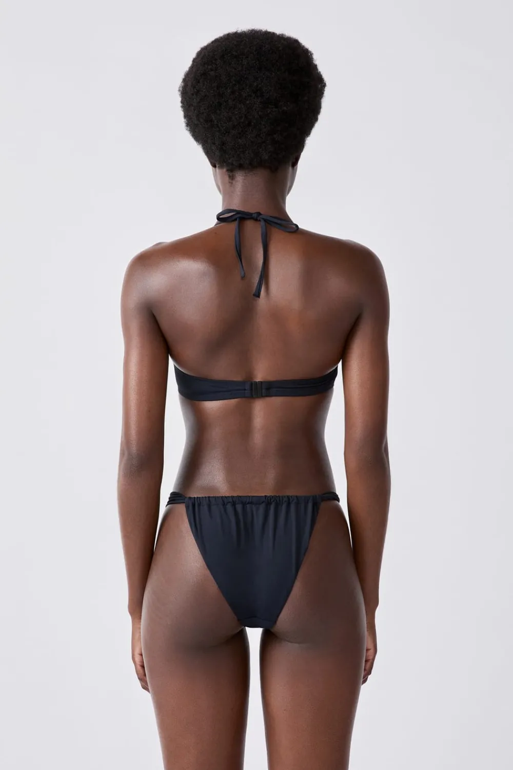New ETAM Sujetador bikini bandeu NEGRO