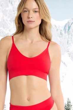 New ETAM Sujetador bralette sin aros ROJO