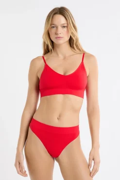New ETAM Sujetador bralette sin aros ROJO