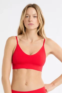 New ETAM Sujetador bralette sin aros ROJO