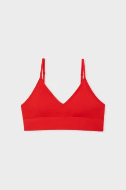New ETAM Sujetador bralette sin aros ROJO