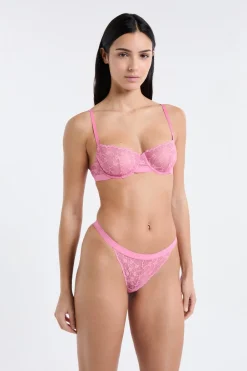 Clearance ETAM Sujetador clásico de encaje ROSA