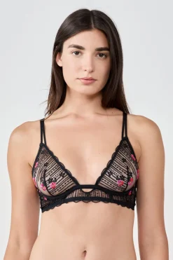 Hot ETAM Sujetador clásico de encaje NEGRO