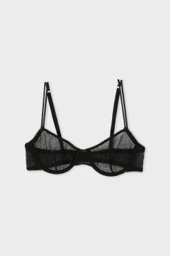 Clearance ETAM Sujetador clásico de encaje NEGRO