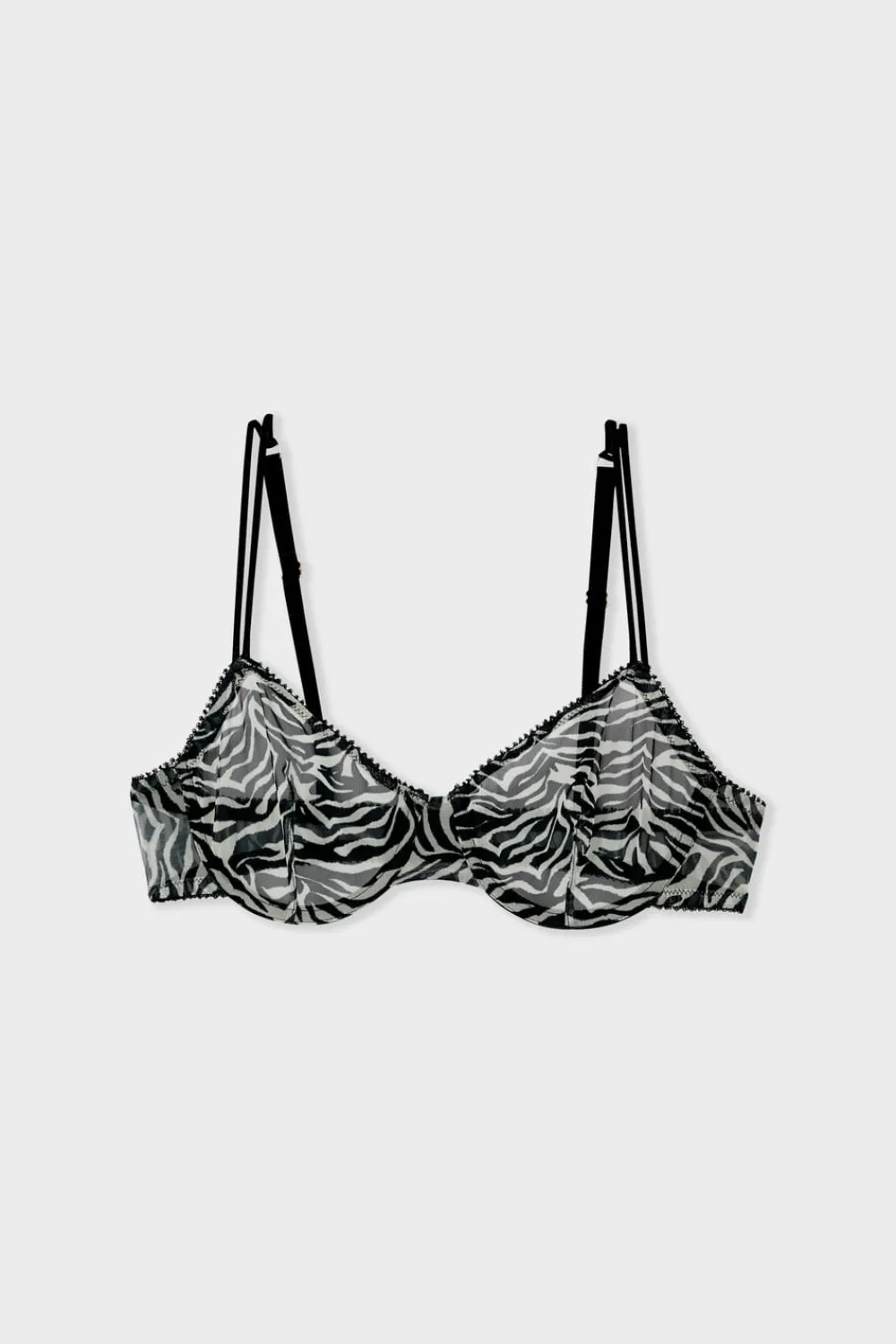 Online ETAM Sujetador clásico de tul cebra ESTAMPADO