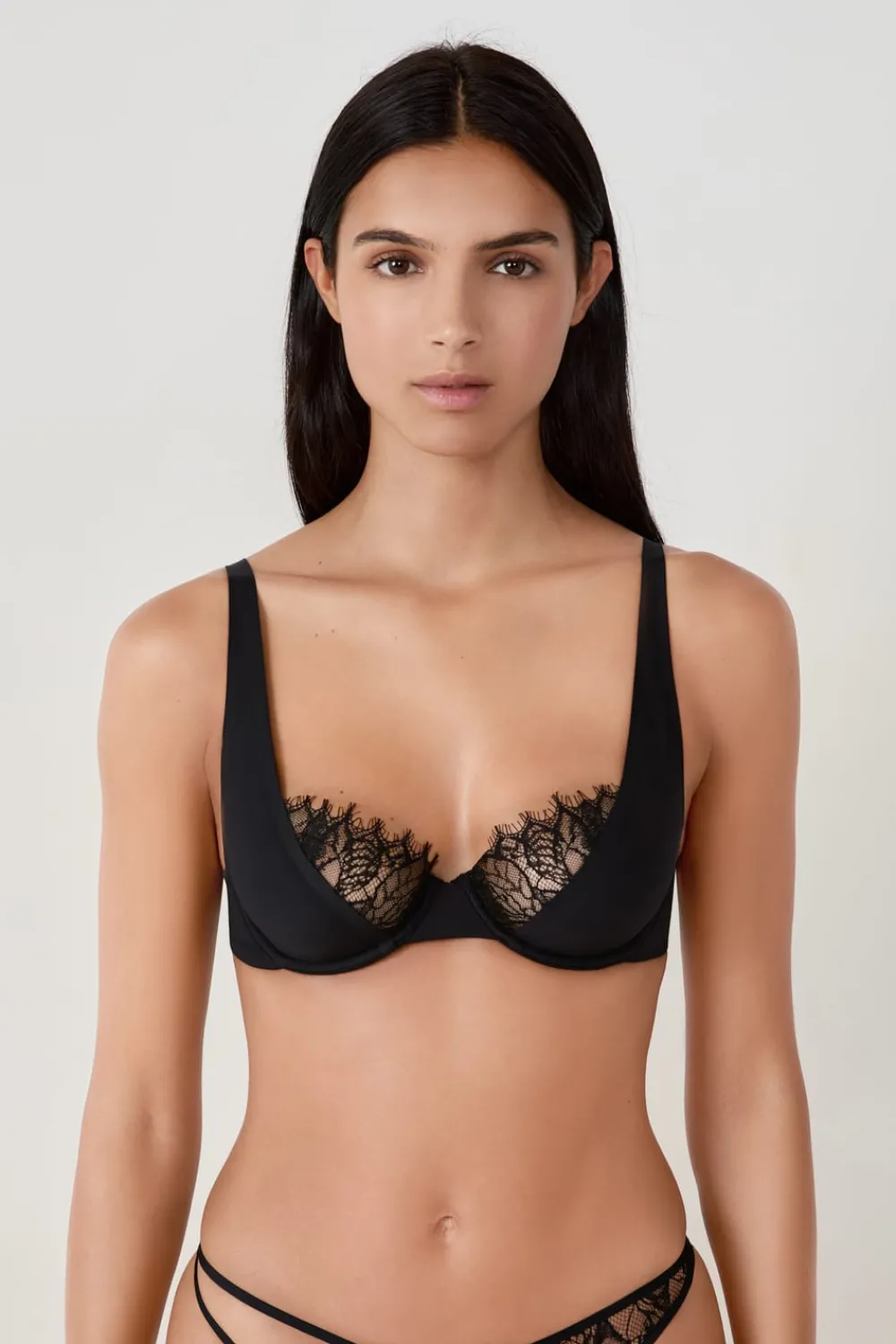 Online ETAM Sujetador con encaje NEGRO
