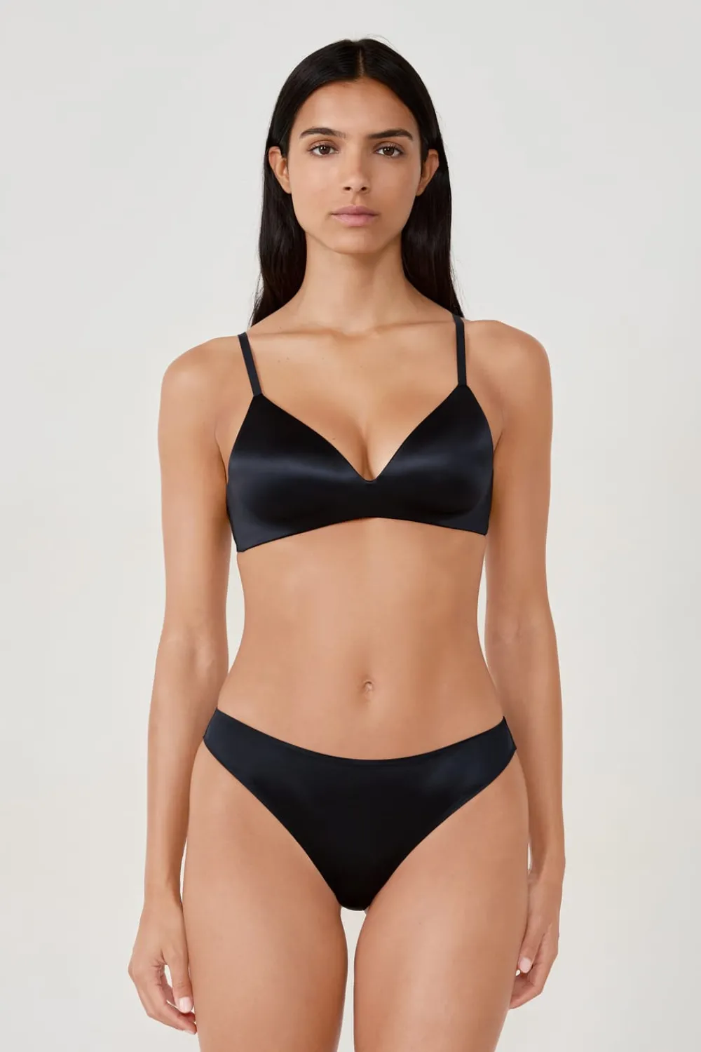 ETAM Sujetador copa fina sin aros NEGRO