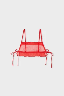 Clearance ETAM Sujetador de encaje ROJO