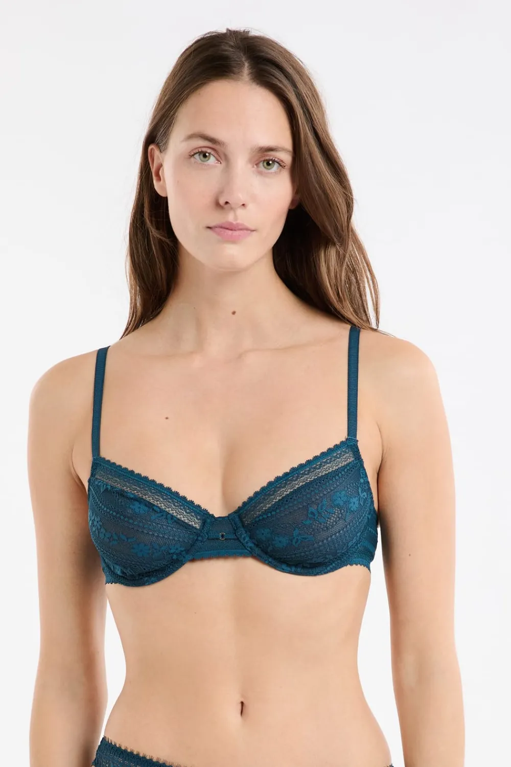 Sale ETAM Sujetador de encaje AZUL TINTA