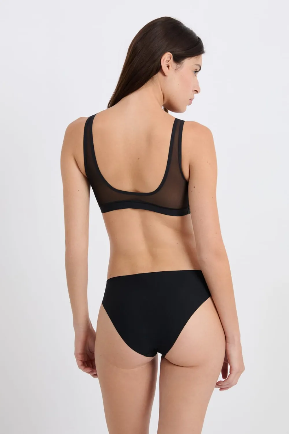 Sale ETAM Sujetador de microfibra NEGRO