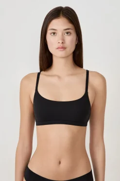 Hot ETAM Sujetador de microfibra NEGRO