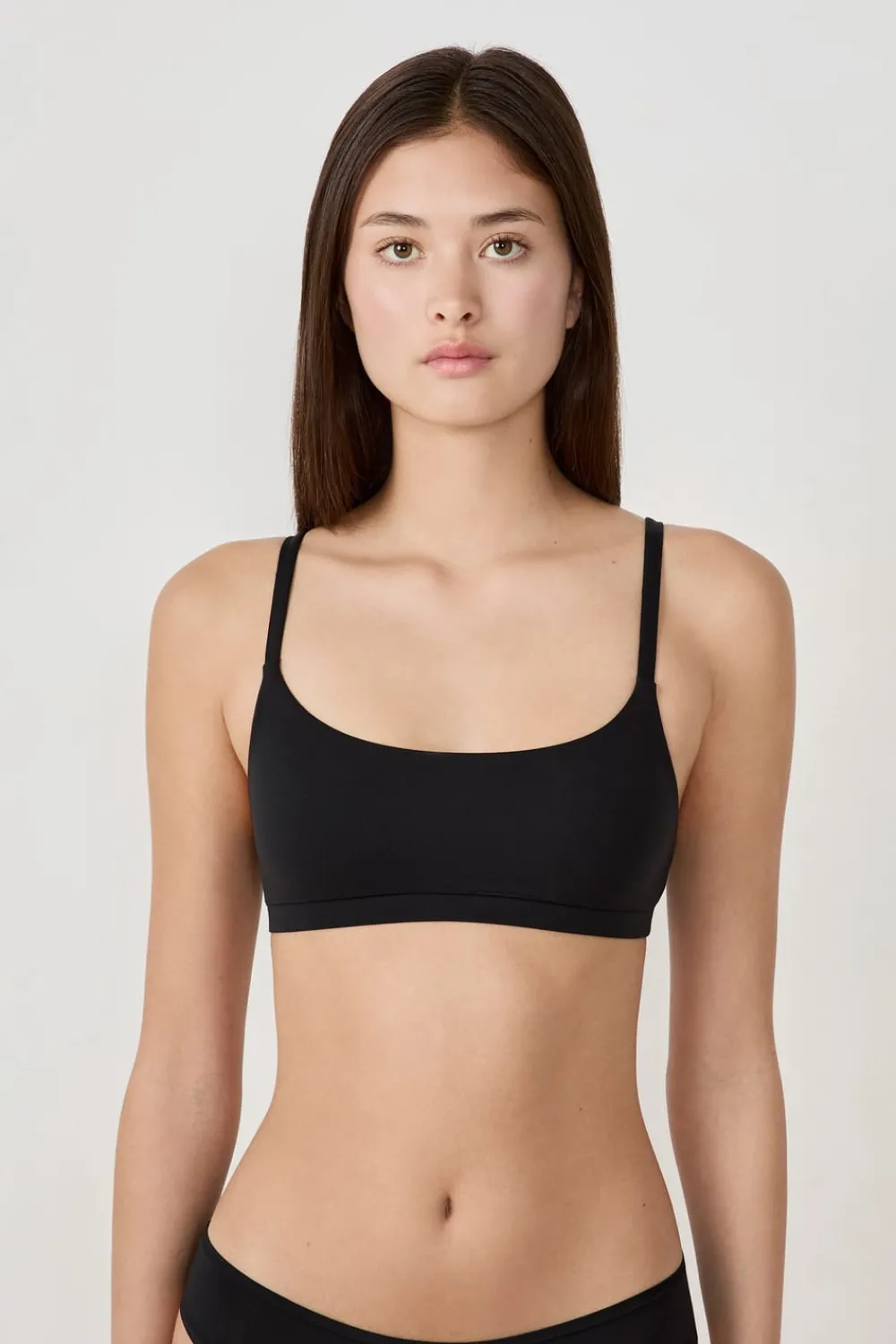 Hot ETAM Sujetador de microfibra NEGRO