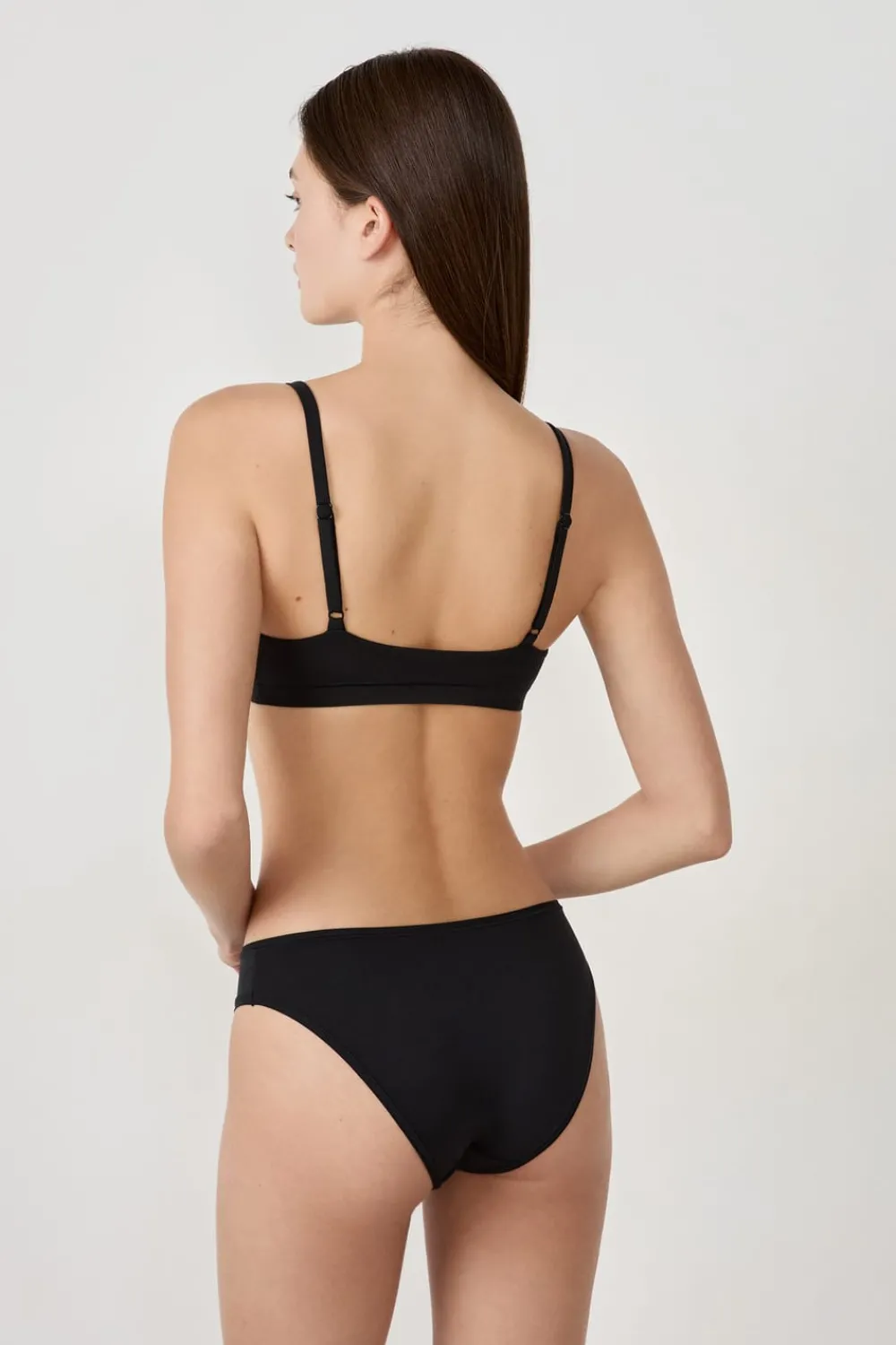 Hot ETAM Sujetador de microfibra NEGRO