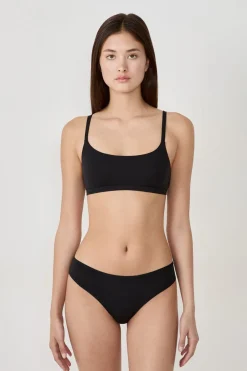 Hot ETAM Sujetador de microfibra NEGRO