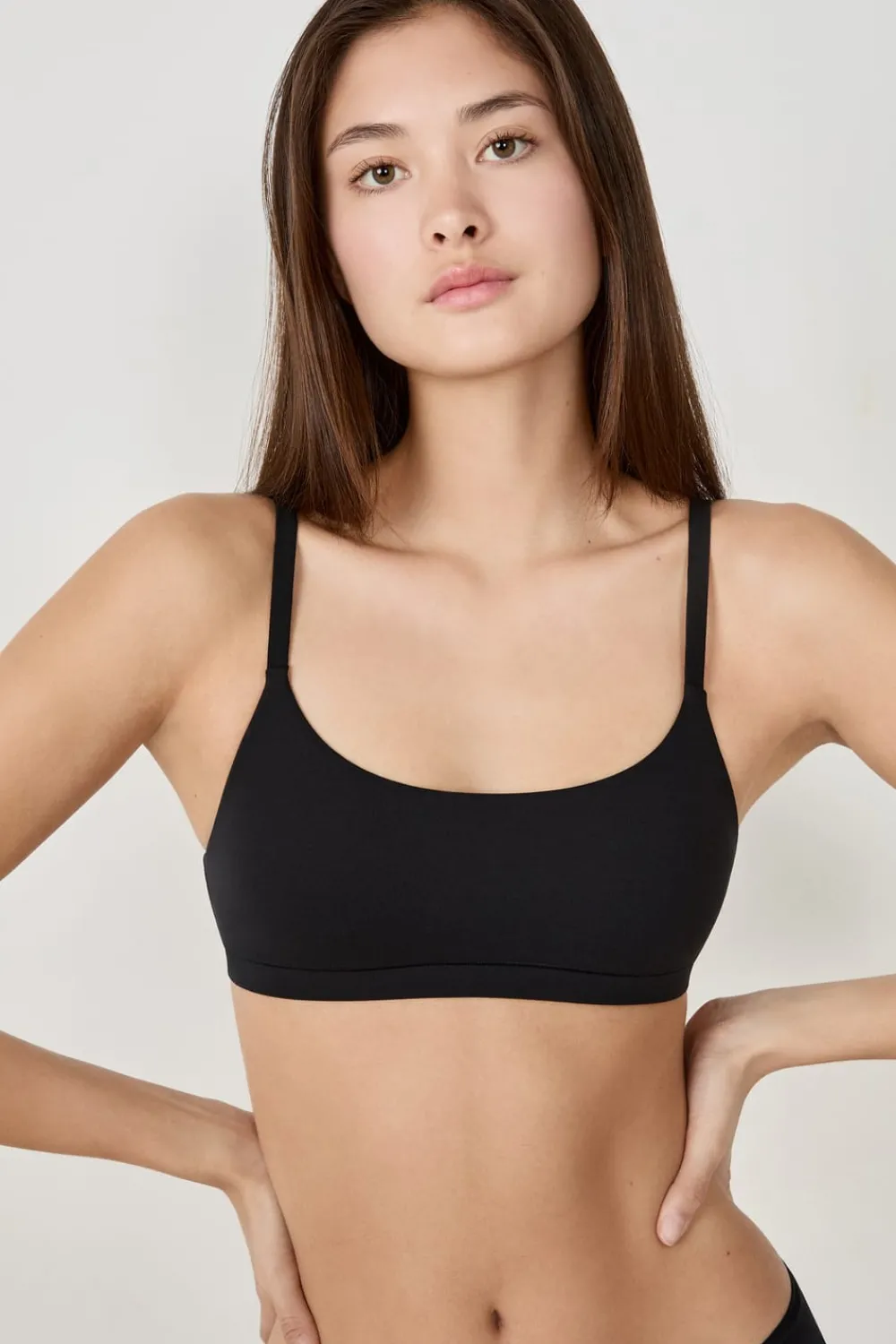 Hot ETAM Sujetador de microfibra NEGRO