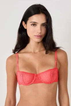 Discount ETAM Sujetador N. 9 - Balconnet de encaje ROSA