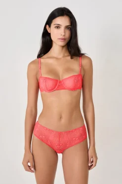 Discount ETAM Sujetador N. 9 - Balconnet de encaje ROSA