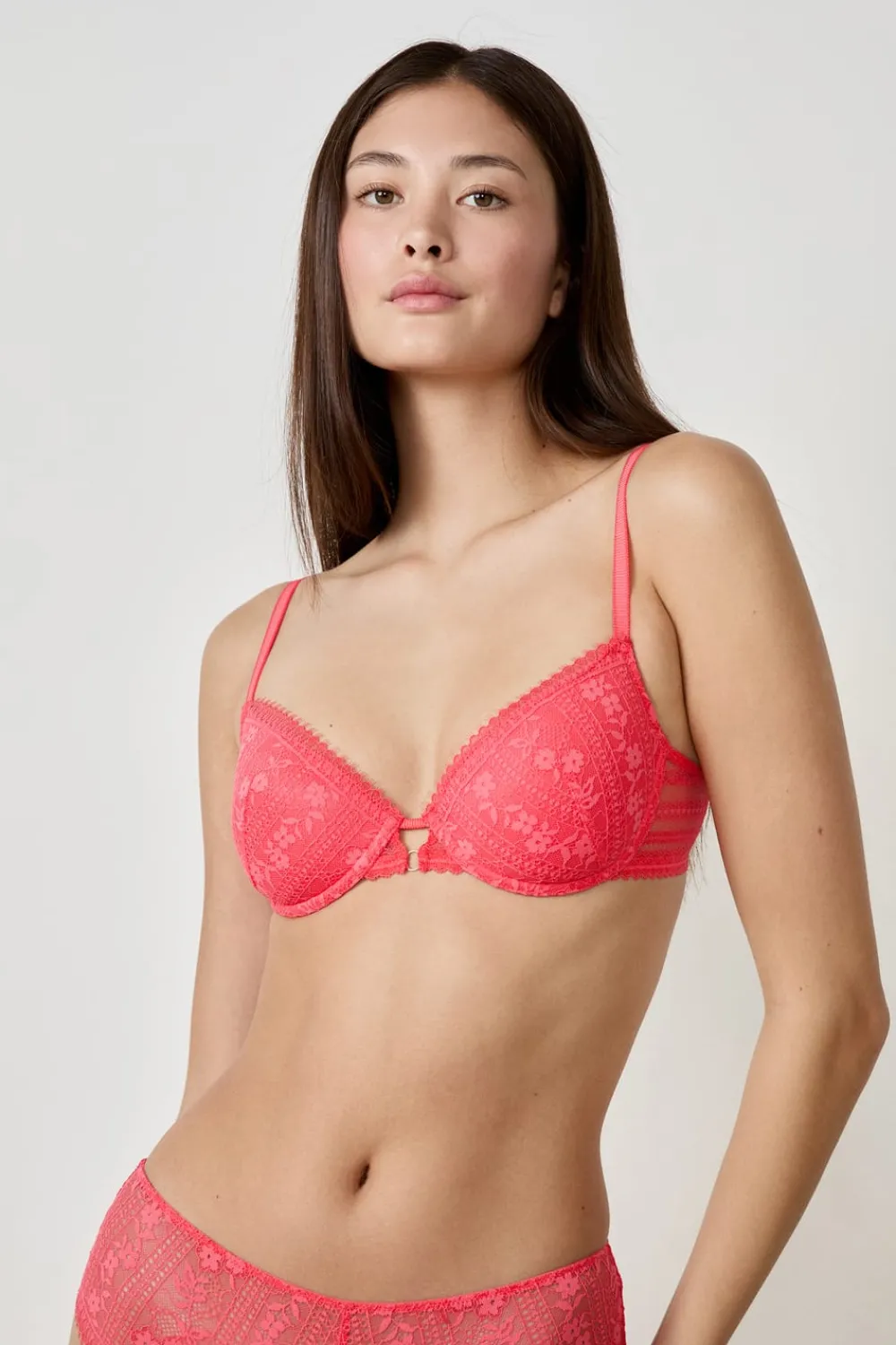 Clearance ETAM Sujetador N. 4 - Copas finas ROSA